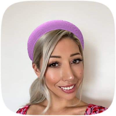 purple headband races hat virtual instagram