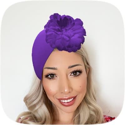Purple Virtual Hat