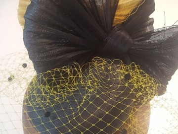 For Sale: Yellow and black headpiece