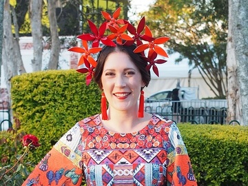 For Rent: ‘SOPHIE’ Patent Red/Orange Crown by Allport Millinery