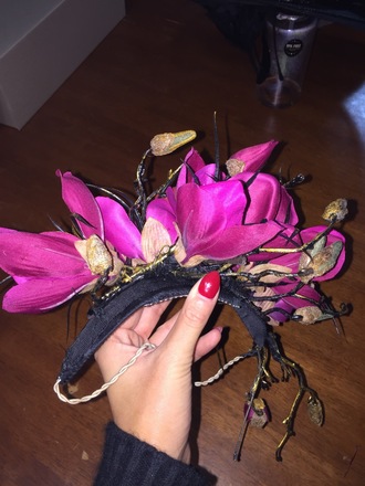 Pink Flower Crown