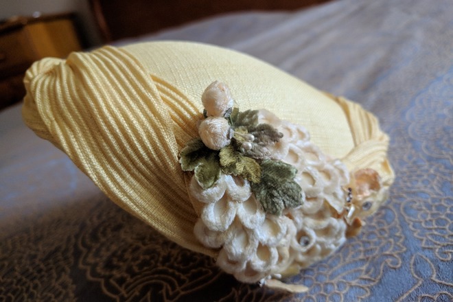 Vintage Yellow Headpiece