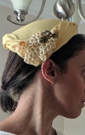 Vintage Yellow Headpiece