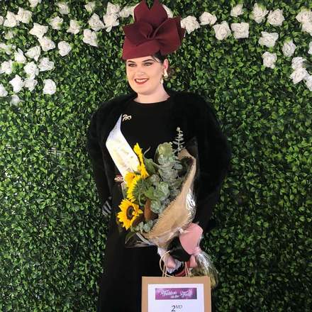 Felt Maroon Percher