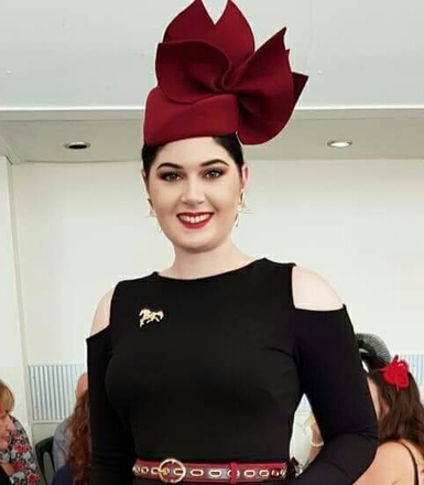 Felt Maroon Percher