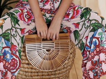 For Rent: Bamboo tote / clutch