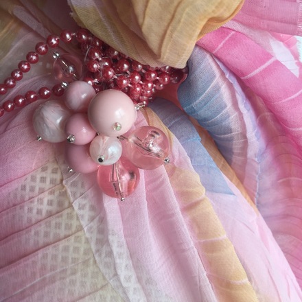 Spring carnival Pink fairytale headpiece  