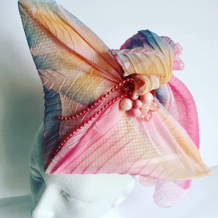 Spring carnival Pink fairytale headpiece  