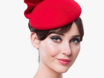 For Rent: Red Felt Millinery