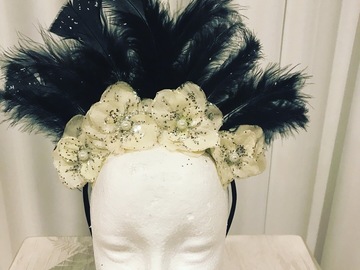 For Sale: Black Feathers headband 