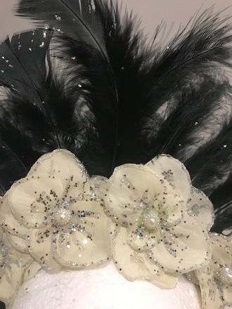 Black Feathers headband 