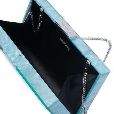 Ziggy Lightning Acrylic Box Clutch