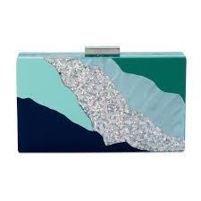Ziggy Lightning Acrylic Box Clutch