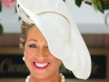For Rent: Gorgeous cream wide brim by Felicity Northeast