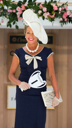 Gorgeous cream wide brim by Felicity Northeast