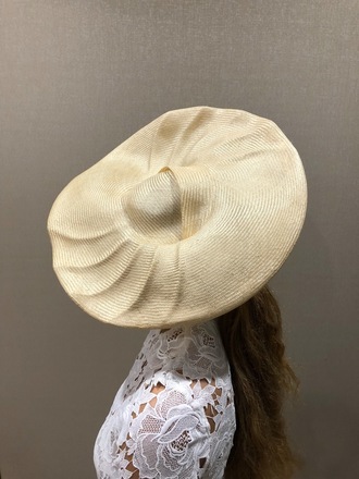 Gorgeous cream wide brim by Felicity Northeast
