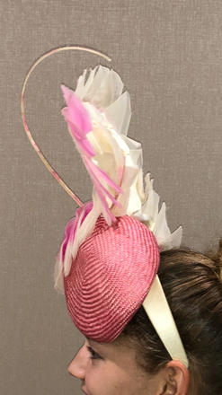 Pink and cream with twill