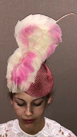 Pink and cream with twill