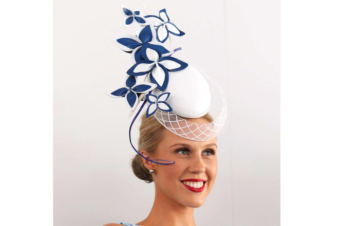 Allport Millinery Leather Flower Percher