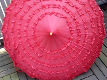 For Rent: Red Parasol