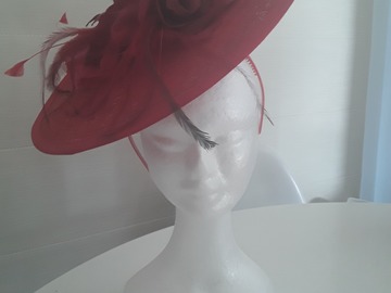 For Rent: Red rose disk hat