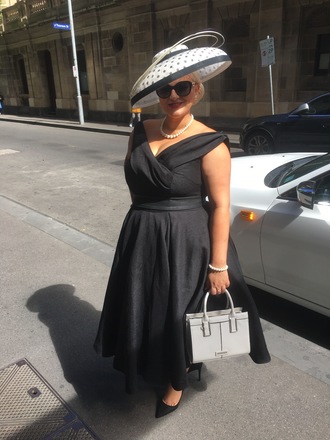 Marilyn Van den Berg Dior Style Custom Wide Brim Hat