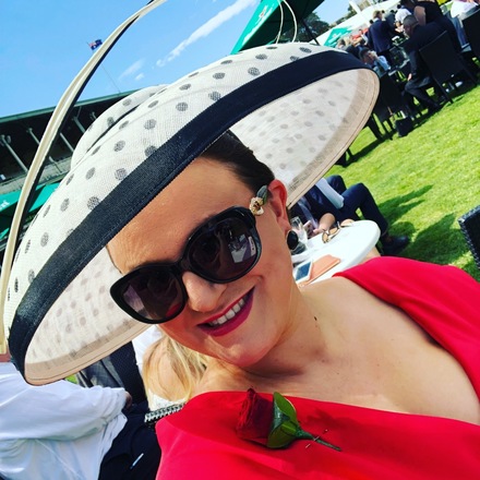 Marilyn Van den Berg Dior Style Custom Wide Brim Hat