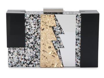 For Rent: Olga Berg Dakota Lightning Acrylic Clutch