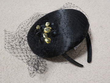 For Sale: Morgan & Taylor Black Veilled Headband