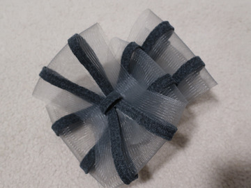 For Sale: Gregory Ladner Grey Felt/Netting Headpiece
