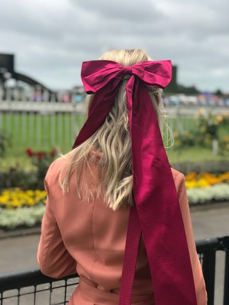 Stephanie Spencer Millinery Paris Bow Hot Pink