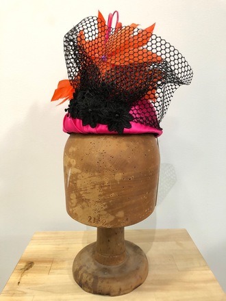 Hot pink & orange percher