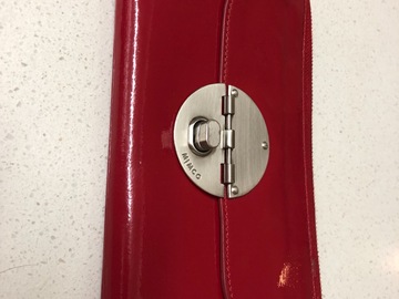 For Rent: Patent Red Travel Wallet/Clutch 