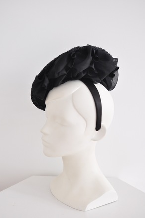 Silk + Ribbon Disc Headpiece