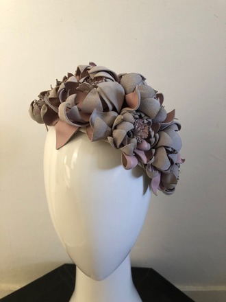 Absolutely Resplendent Headpiece in Blush 