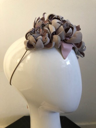Absolutely Resplendent Headpiece in Blush 