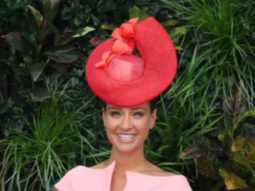 For Sale: Stunning red and orange petal headpiece 