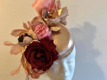 For Sale: pink-rose gold headpiece