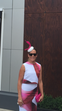Reny Kestel Perspex Feather Hat