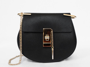 For Rent: Leather black shoulder bag 