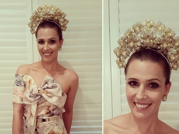 For Rent: Gold metal crown