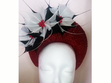 For Rent: Ruby straw halo crown