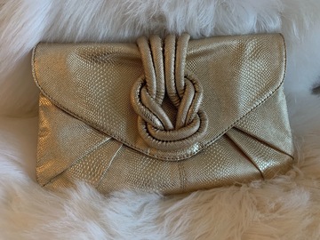 For Rent: Gold clutch 
