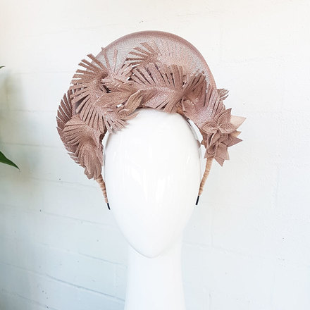 Celestial Crin and Leather Feather Crown