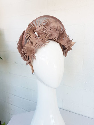Celestial Crin and Leather Feather Crown