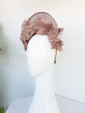 Celestial Crin and Leather Feather Crown