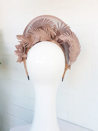 Celestial Crin and Leather Feather Crown