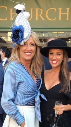 Amazing blue and white head piece