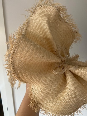Straw percher natural colour 