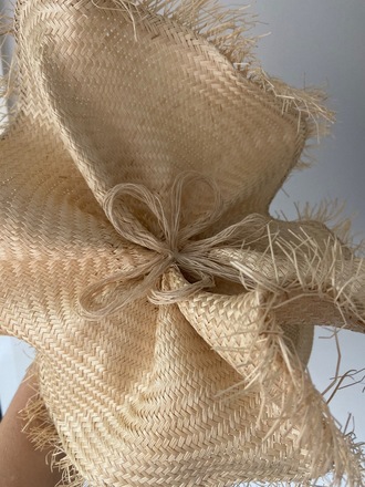 Straw percher natural colour 